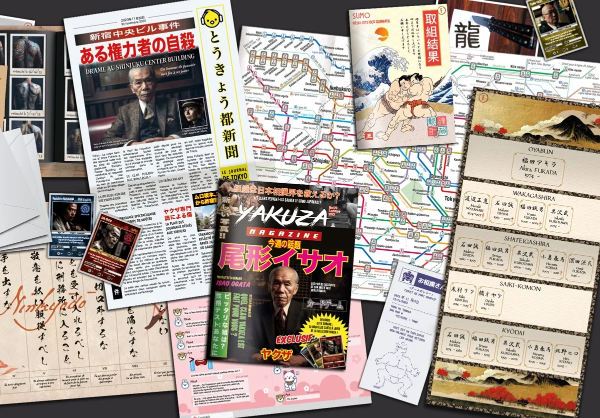 Enquête chez les Yakuzas — faux documents japonais