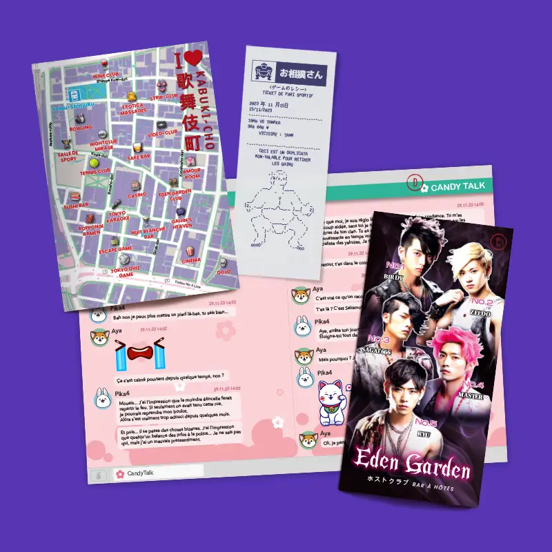 Documents de jeu — faux journaux et roadbooks